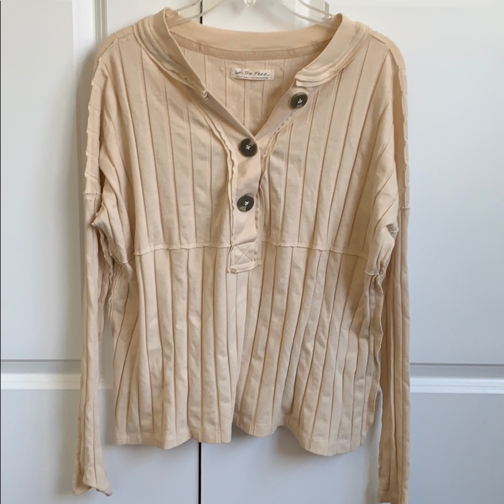 Free people long sleeve shirt
